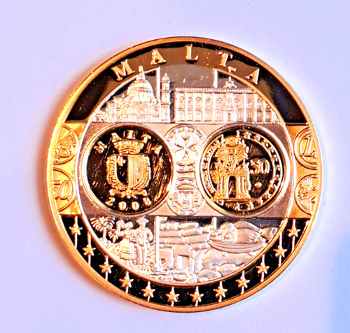 Medaille premiere frappe - medaille, malte