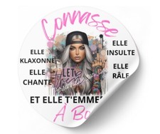 Stickers Pour Voiture Connasse