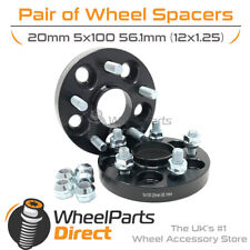 Bolt-On Wheel Spacers (2) 5x100 56.1 20mm for Subaru Impreza WRX (BlobEye) 03-05