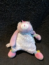 Doudou  peluche chat violet " Les pachats"  Moulin roty TTBE