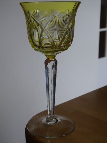Ancien verre vin couleur - a,