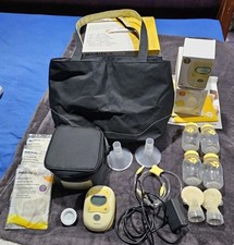 Medela Freestyle Mobile Breast Pump Double Electric USED ONCE TESTED 
