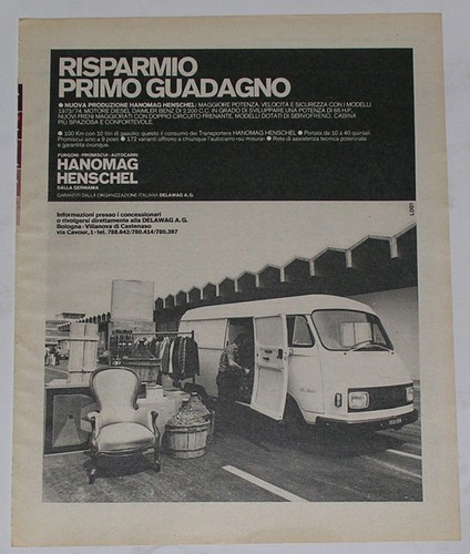 Advert pubblicità 1973 - pubblicità,