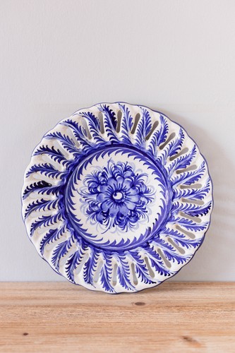 Ancienne assiette décorative - ancienne,