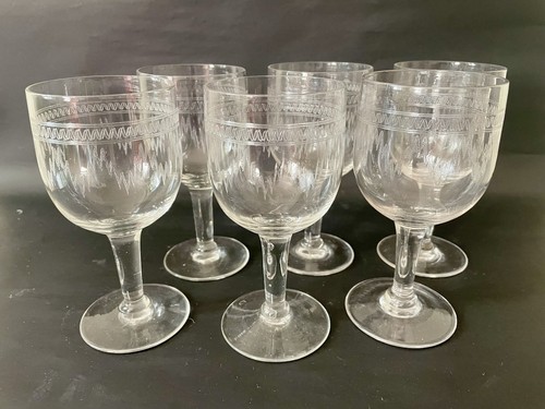 Lot anciens verres - de,