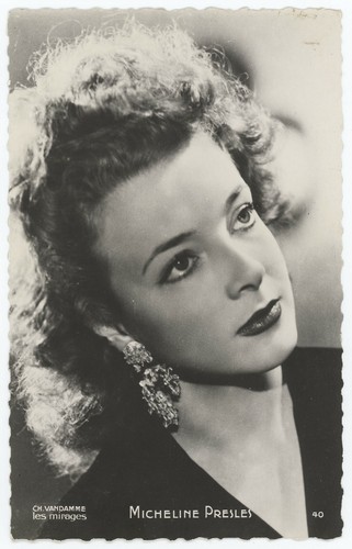 French movie actress micheline - french,