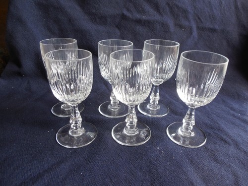 Lot verres vin en - vin,