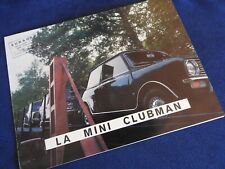 catalogue austin mini clubman