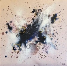 Art contemporain tableau peinture acrylique sur toile oeuvre originale signée