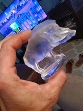 RENE LALIQUE (1860-1945) Rene Lalique Sanglier / Wild Boar Paperweight 