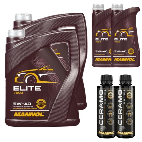 12l mannol huile moteur elite - 12l,
