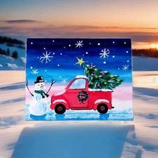 Peinture originale de Noël