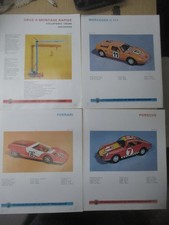 Lot de 4 Planches Joustra 1972