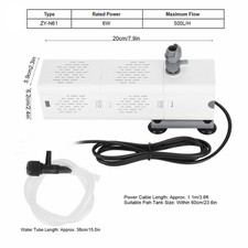 ZYN61 Builtin Fish Tank Filter