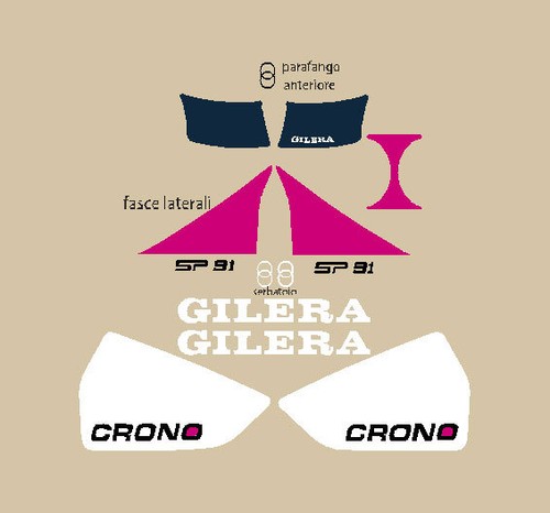 Gilera 125 crono 1992 série - crono,