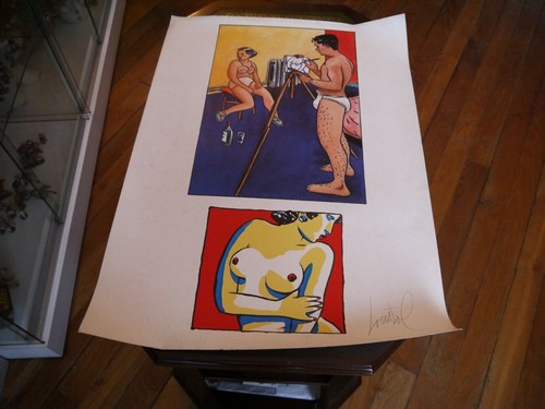 Serigraphie peintre par - le,