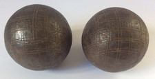 Paire de boules lyonnaises anciennes