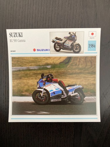Carte fiche moto - moto, collection