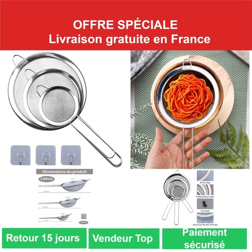 Passoire inox pièces - 3,