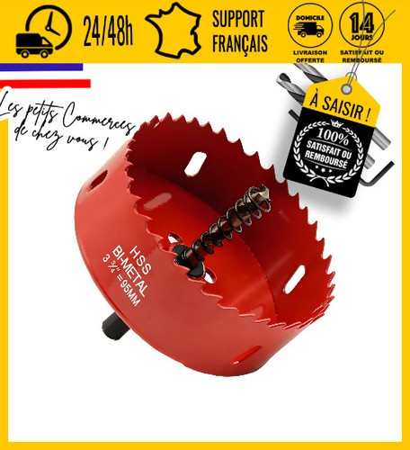 Scie cloche 95mm hss - cloche,