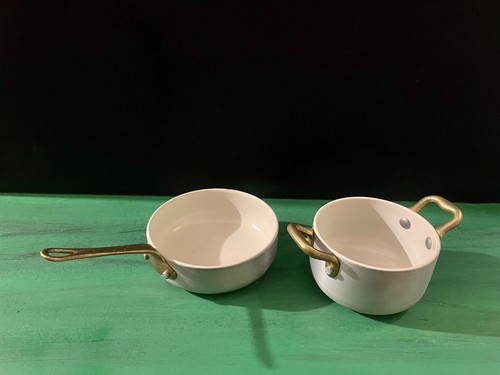 Miniature frypan and - miniature, saucepot