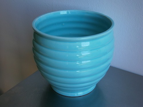 Cache pot faïence 1950 - cache,