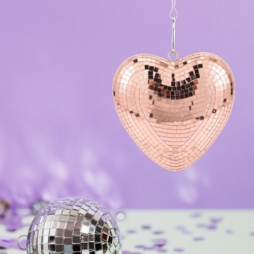 Ornement boule disco suspendu - ornement,