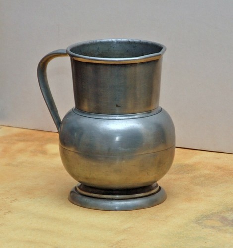 Pot lisse étain - pot, en