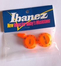 Boutons IBANEZ guitare Knobs JEM VAI GUITAR RG ORANGE Genuine JAPAN 1989