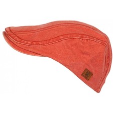 Beret Casquette Orange Coton
