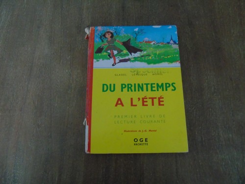 Manuel scolaire ancien - , "du