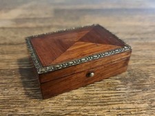 Napoleon III era rosewood stamp box.