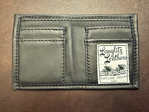 Langlitz leathers wallet black - langlitz,