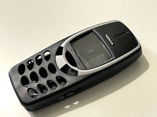 Nokia 3310 housing cover black - 3310,