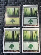 carte magic the gathering 1993-2000/2005/2007 FORET