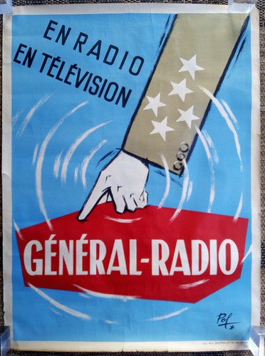 Affiche publicitaire ancienne