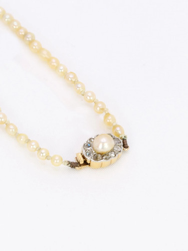 Collier perles fines - collier, de