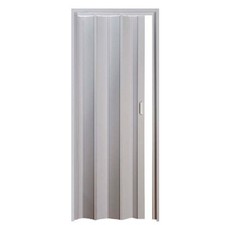PORTE PLIANTE ACCORDÉON D'INTÉRIEUR DE PVC POUR CUISINE SALON 82x210 GRIS