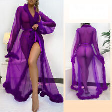Through Robe Sexy Dressing Gown Lingerie See