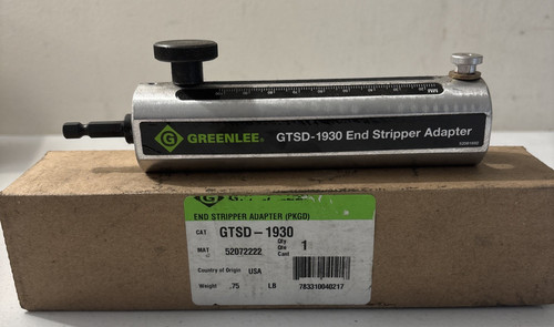 Greenlee end stripper adapter - stripper,