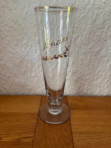 Ancien verre biére prénom - à,