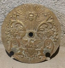 Horloge Comtoise ,Pendule,Cartel Petit Cadran Bronze Ou Laiton Copie D'ancien  