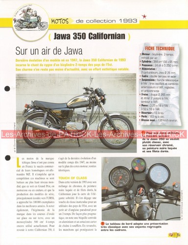 Jawa 350 californian 1993 - 1993, joe