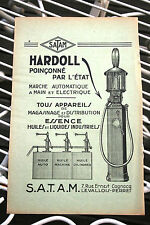 pub 1930 refining oil oil gas pump HARDOLL S.A.T.A.M