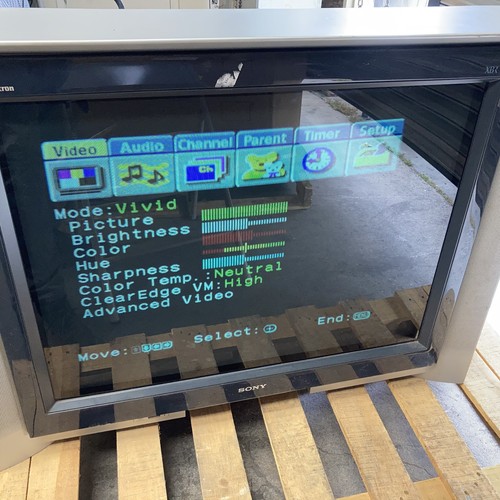Sony wega trinitron - sony, 36"