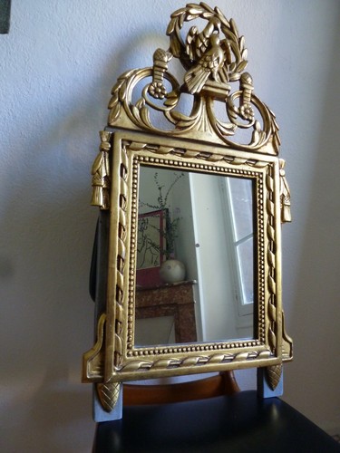 Miroir fronton epoque xixe - miroir,
