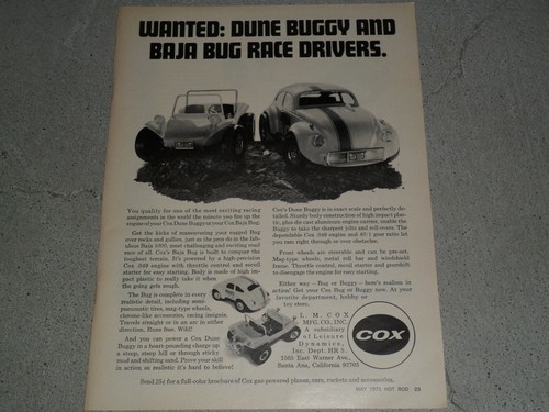 1972 cox dune - cox, buggy