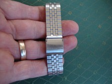 1 bracelet acier double corps fin et souple longueur 160mm réglable