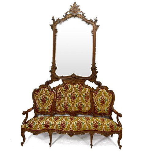 Banquette style louis - banquette, xv