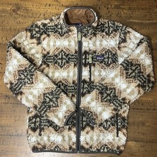 Patagonia Retro-X Cardigan Deep Pile Fleece Jacket Mens Small Full Zip Up